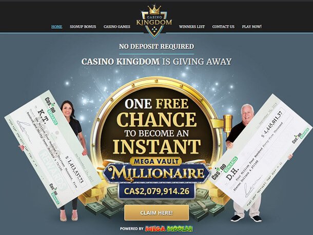 Casino Kingdom no deposit Free spins bonus