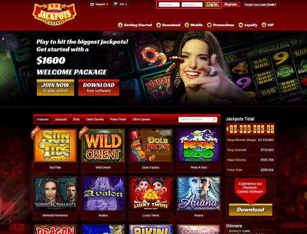 Hazardní provozovna od Jackpot Factory Casinos