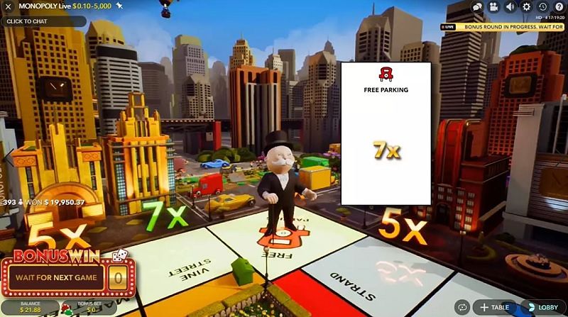 Zahrajete si Monopoly live v Playamo Casinu