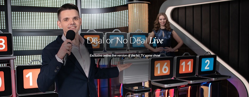 Live casino game shows (na obrázku Deal Or No Deal)