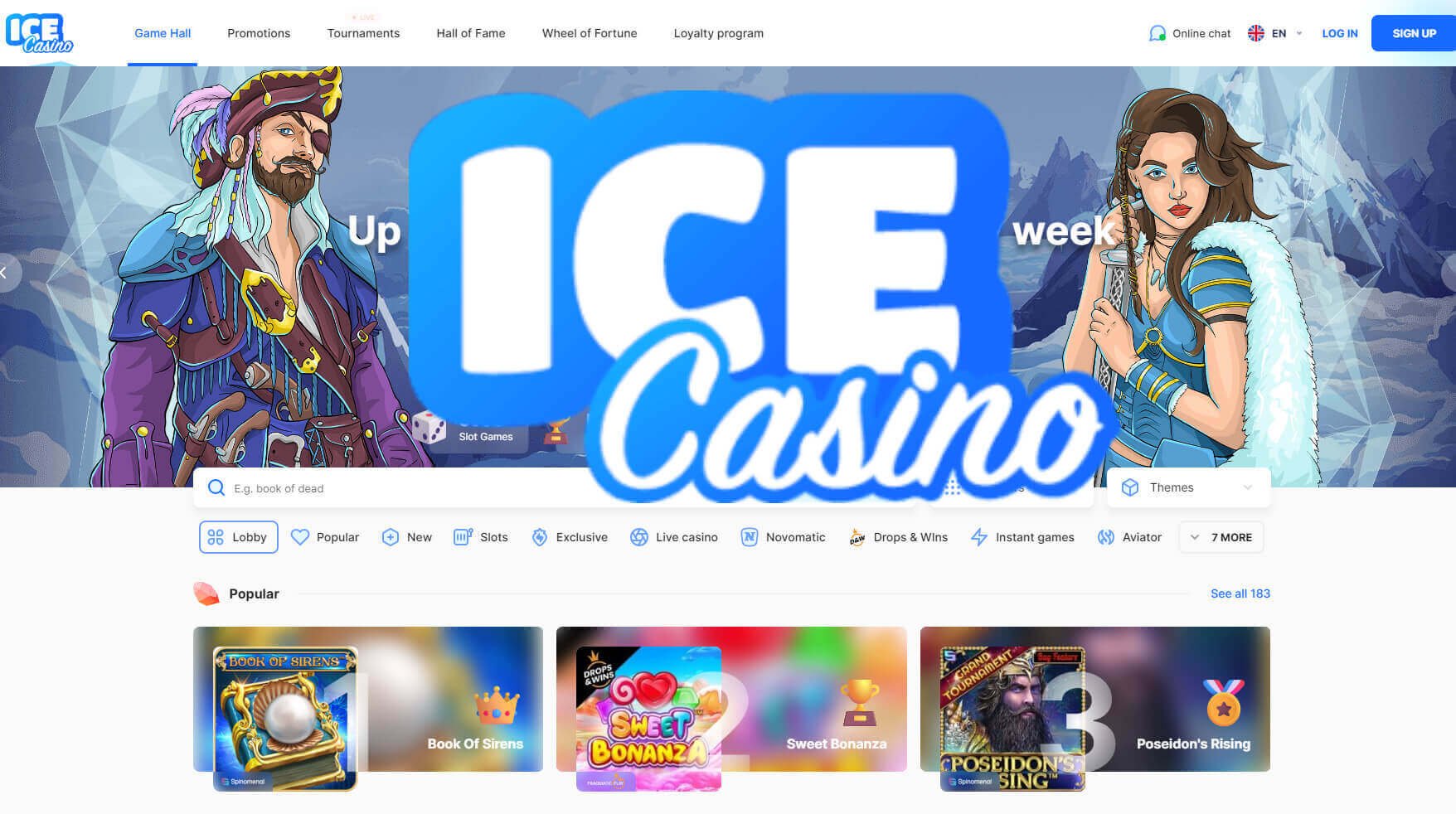 Ice Casino bonusy - získejte konečně přehled!