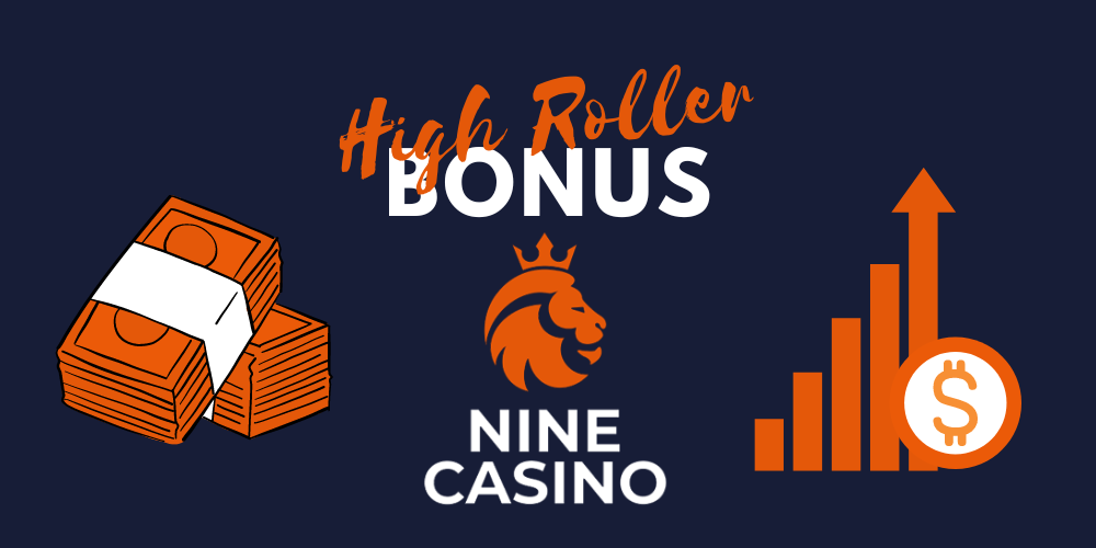Bonus pro High Rollery v Nine Casino: Získejte 50% bonus až do €500 každý měsíc!