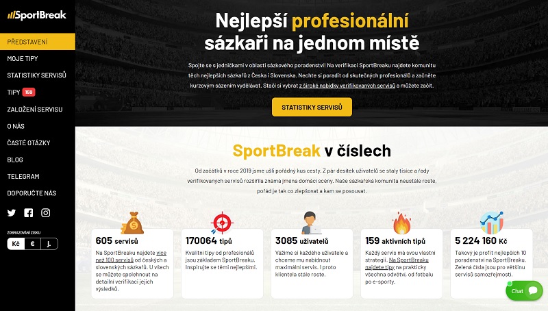 Verifikační portál sportbreak.cz