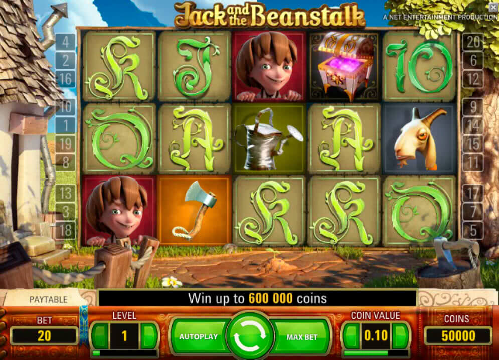 Výherní automat Jack and the Beanstalk