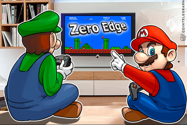 Mario hraje zero edge hru