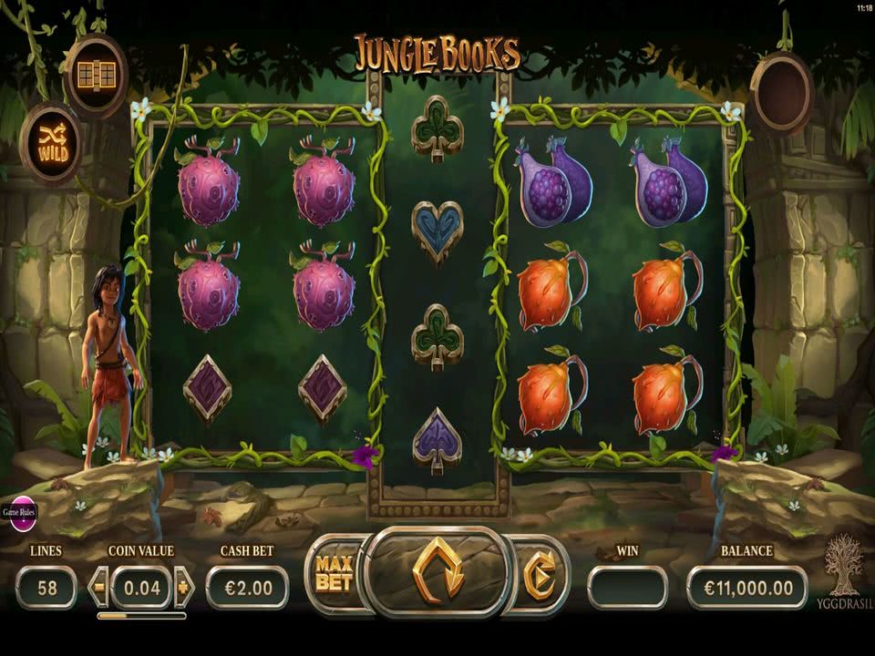 Jungle Books - automat od Yggdrasil