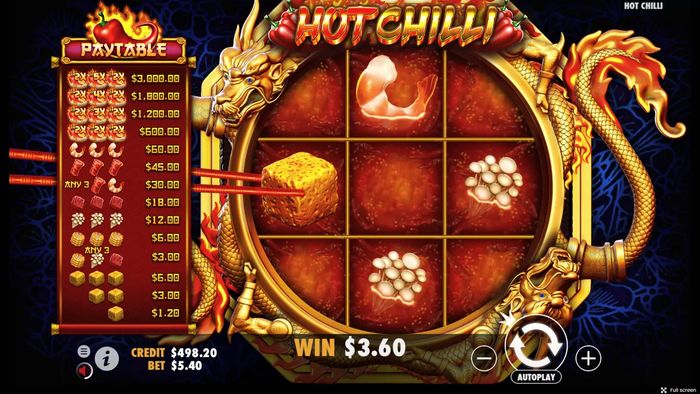 Hot Chilli – ovocný automat