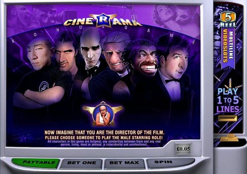 Výherní automat Cinerama - bonus