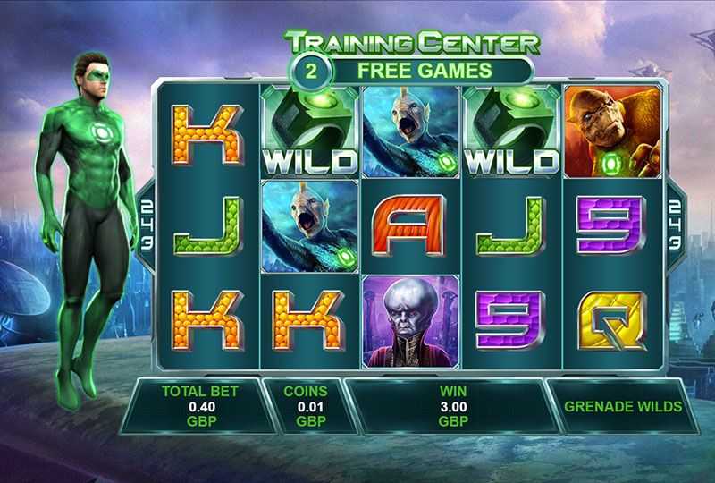 Výherní automat Green Lantern - Training Center