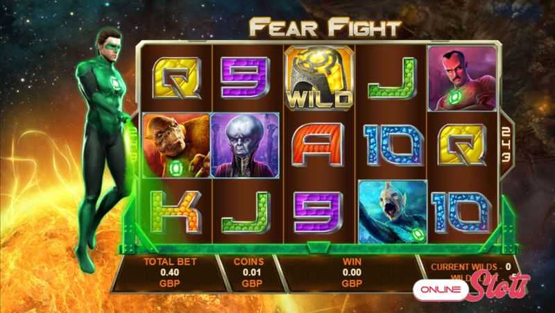 Výherní automat Green Lantern - Fear Fight