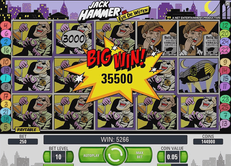 Jack Hammer - velká výhra