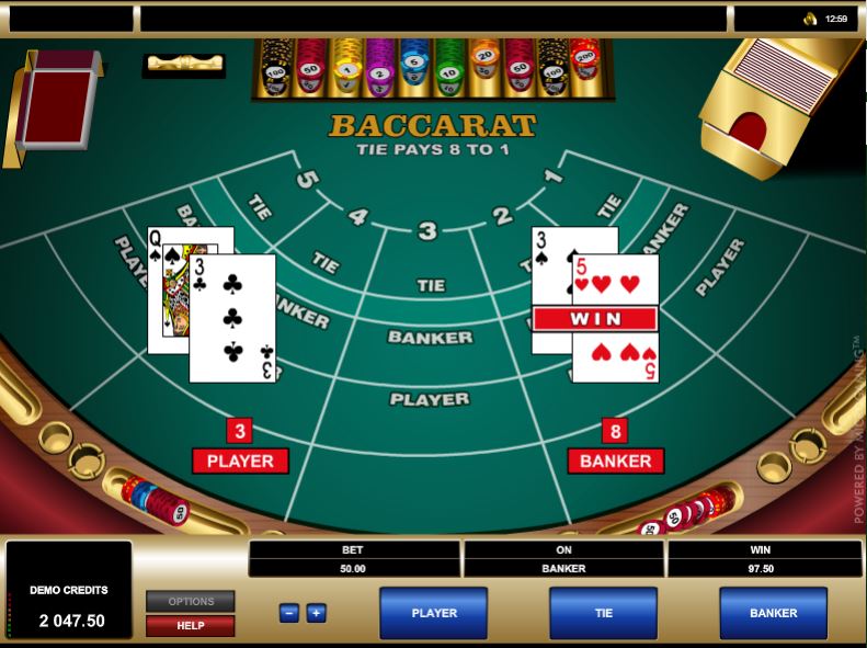 Baccarat v Kassu Casino: pohled na hru