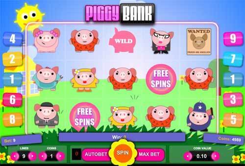 Free spiny na automaty Belatra: Piggy Bank a další